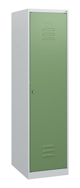 C+P Umkleidespind Classic PLUS, 1530x400x500mm, 7035/6011, Zylinderschloss, 0800005-12 S10000