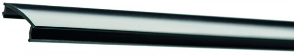rutec Profil Blindabdeckung schwarz 9,9 Flach 2 Meter, 68871