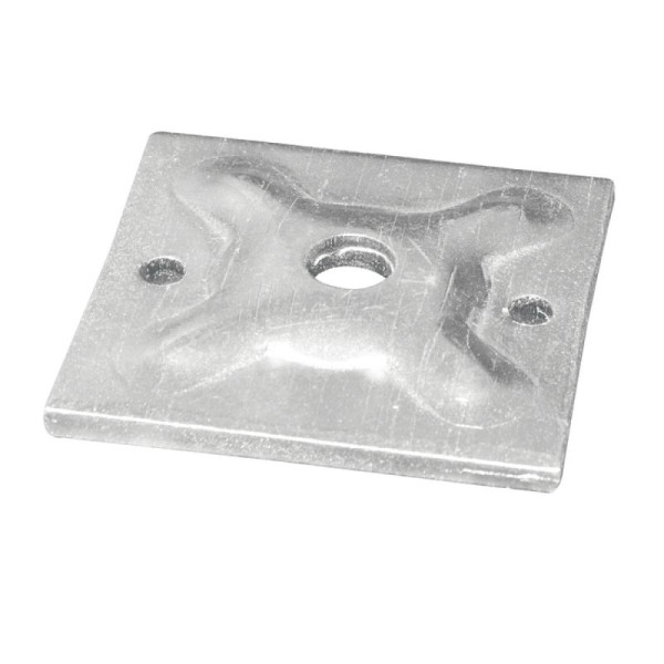 Stein HGS Gegenplatte/Unterlagsplatte, für Stahlgurte 120x120x10mm und Ankerstab Ø 15mm, VE: 10 Stück, 113091