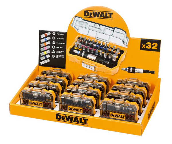 DeWalt Thekendisplay Schrauber-Bits 12xDT7969, DT7969M-QZ