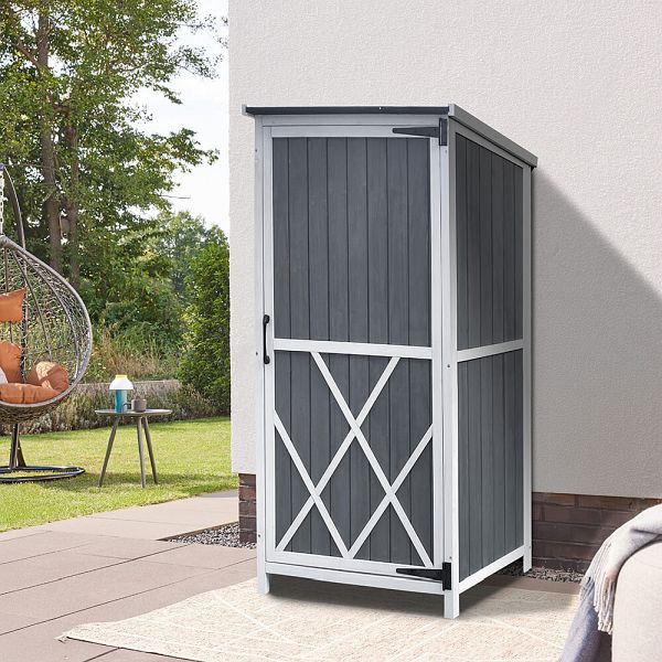 HOME DELUXE Gartenschrank aus Holz YANA, L, 72032, 4058166417282