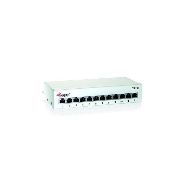 Equip Patchpanel Cat.6, 12-Port, grau 227362, 112623, 4015867170571