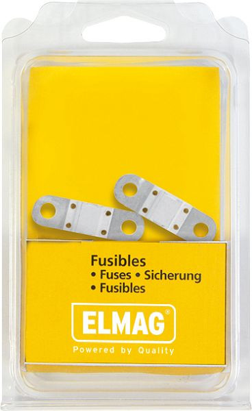 ELMAG Alu-Sicherung 125 A, LxBmm (2 Stück), zu DIAGCHARGER 100.12 HF, GYSFLASH 100.12 HF/102.12 HF, 9505310