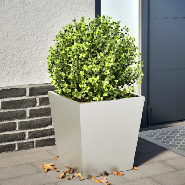 vidaXL Pflanzkübel 40x40x40 cm Edelstahl, Blumenkübel, 851060
