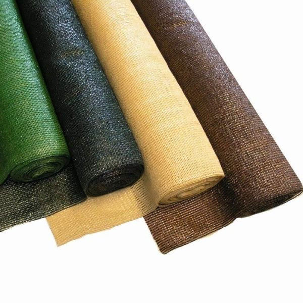 NOOR Schattiergewebe Schattiernetz Sonnenschutz 100%, Größe etwa 1,00 x 10m Farbe: beige, 02610010BEX