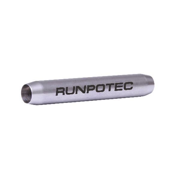 Runpotec Verbindungshülse, Durchmesser 15 mm für Glasfaserstab, Edelstahl, 20498