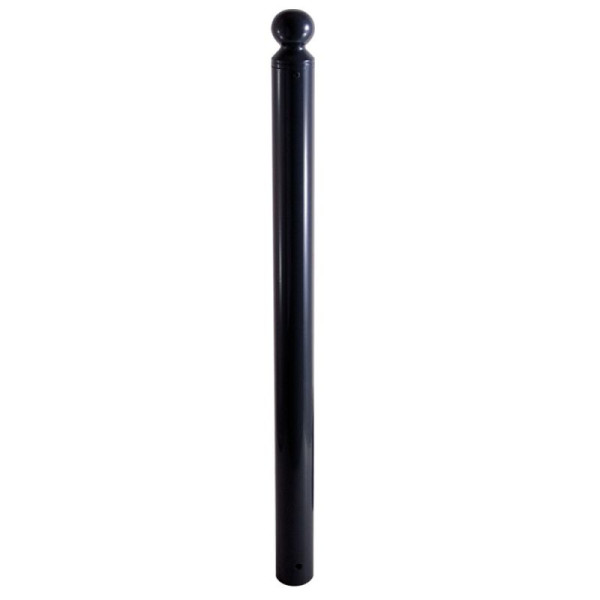 Stein HGS Stilpoller Ø 89 mm mit Kugelkopf, mit Dreikantverschluss, DIN 3223/Schließung unten, RAL 7016 anthrazitgrau, 1 Öse, 488fb7016-1