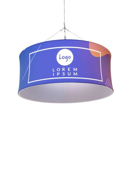 Showdown Displays Zip-up rund L, silber, Aluminium, ZURL