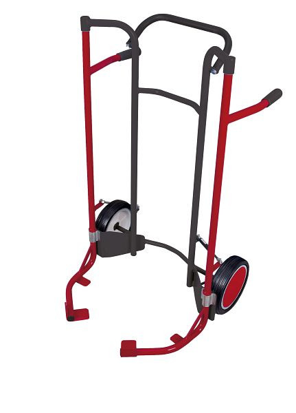 VARIOfit Reifenkarre niedrig, Außenmaße: 705 x 660 x 1.165 mm, RAL 7016 anthrazitgrau, Radsatz: Vollgummibereifung, sk-710.303/AG