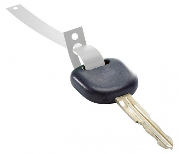 Eichner Schlüsselanhänger aus HDPE Folie, Weiß, VE: 1000 Stück, 9219-00110-N