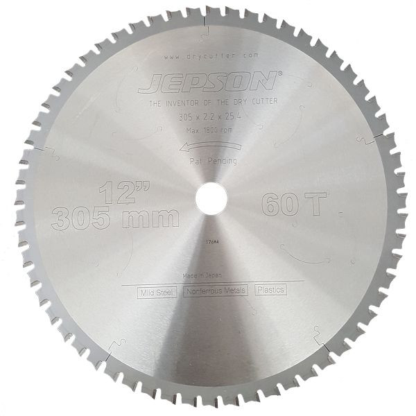 JEPSON Sägeblatt 305 x 2,2 x 25,4 x 60Z für Stahl, 600530