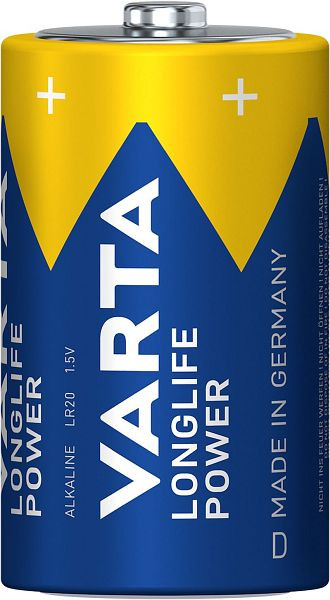 VARTA Batterien LONGLIFE Power D - Mono/LR20/D, 1,5 V, 04920121111