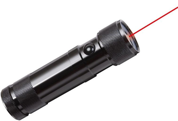 Brennenstuhl ECO-LED Laser Light, Laserpointer mit LED Taschenlampe, 1179890100