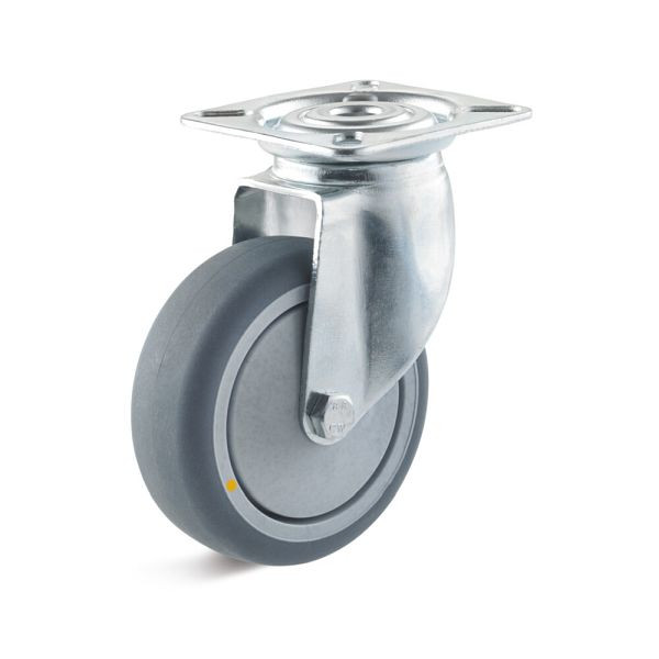Torwegge Apparate-Rolle mit Platte, L-AL-TPBK-100, 0033669