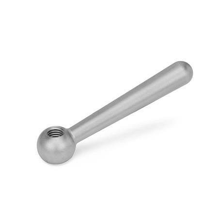 Ganter Kegelgriffe, Edelstahl (DIN 99-80-B10-L-NI), VE: 10 Stück, 99-80-B10-L-NI