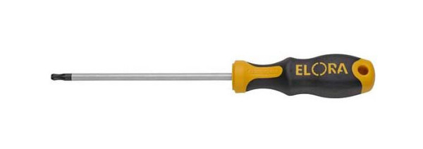 ELORA Schraubendreher mit Kugelkopf, TORX®, M3, 573-10, 0573020101000