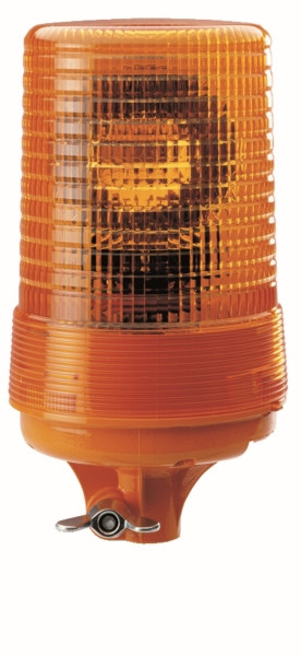 HELLA Halogen-Rundumkennleuchte, KL 700, 12V, gelb, rund, Rohrstutzen, 2RL 004 957-101