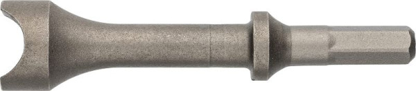 Hazet Ersatzmeißel zu 9035 V/5, Halbrunder Vibrationsmeißel Abmessungen / Länge: 114 mm, 9035V-01