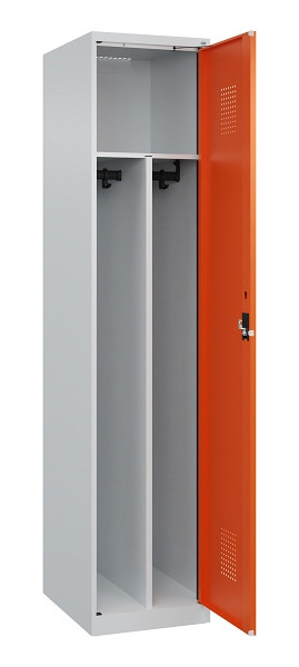 C+P Spind Evolo PLUS, 1 Abteil, 1850x400x500mm, 7035/2004, Verschluss Zylinderschloss, 049000-12F S10029