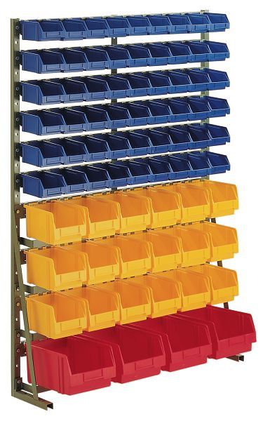 LA-KA-PE Normregal N 12 F ohne Kästen, Lackierung RAL 6011 resedagrün, 23830 04 03