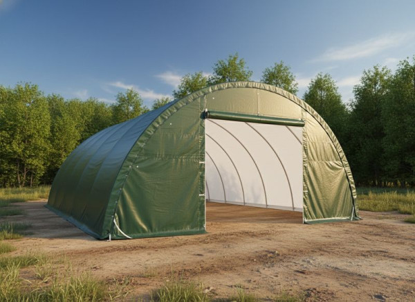 Covertop R606, Rundbogenhalle ca. 6,1 x 6,1 x 3,66 m, R6063615LGW