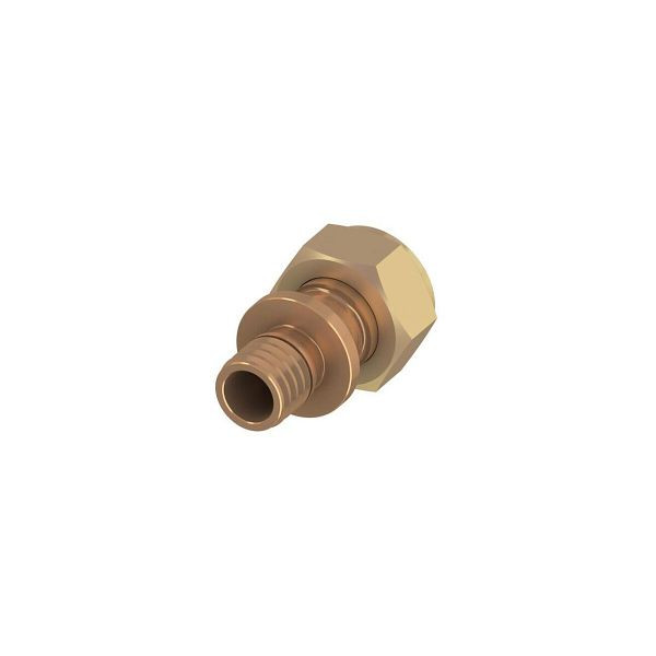 TECE Verschraubung TECEflex 20mmx3/4, flachdichtend, Rotguss 717603, 106344