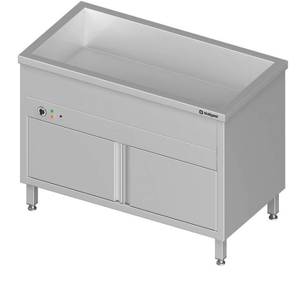 Stalgast Bain-Marie Standgerät mit geschlossenem Unterbau und einem Becken für 3x GN1/1085x600x850 mm, VBM11604