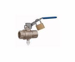 Riegler Sicherheitskugelhähne, abschließbar, mit Entlüftungsbohrung, 103149