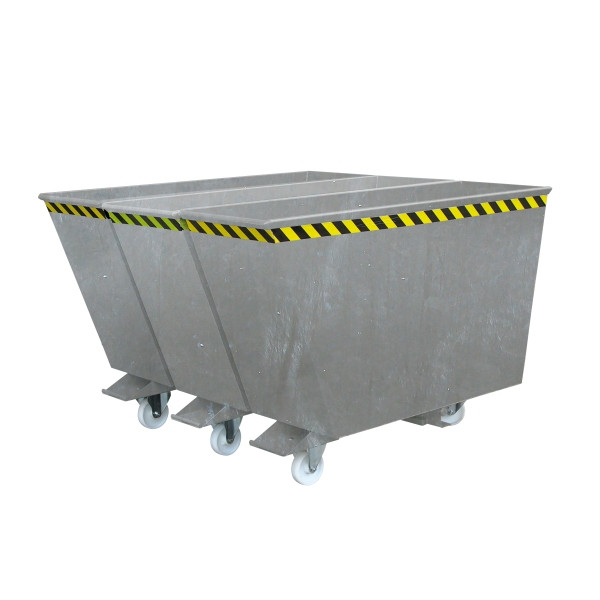 Eichinger Industrie Kippbehälter Sortiersystem 2in1 oder "3in1", 2x900 Liter, feuerverzinkt, 20250200002000
