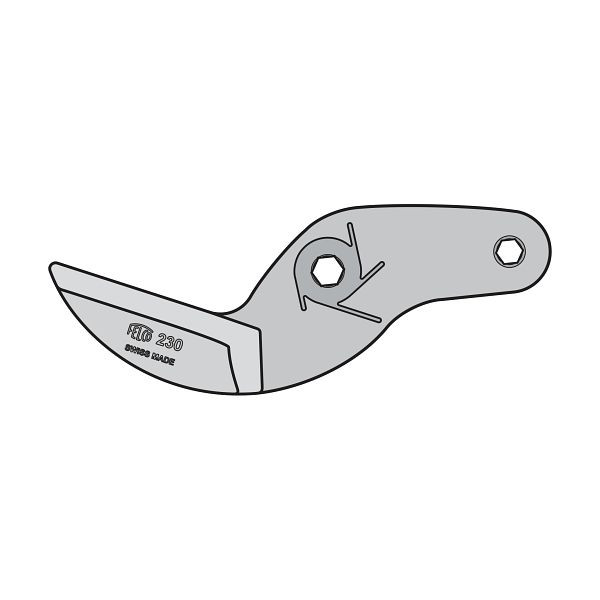 Felco Amboss mit Muttern (2 x 4/9 + 1 x 230/36), 230/4