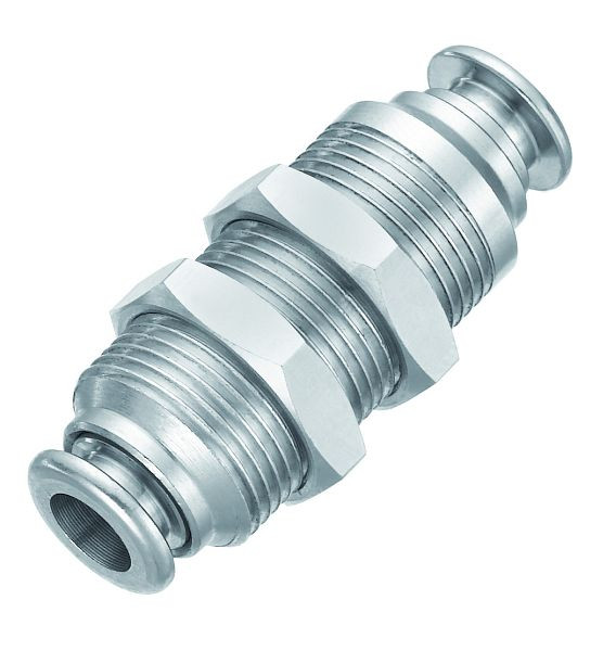 Prevost Verbindungsstück für Trennwanddurchführung-RMU TT, Stärke der Trennwand 11mm, Bohrlochdurchmesser=14 mm, für Außen-Ø=4 mm, VE: 10 Stück, RMU TT0404