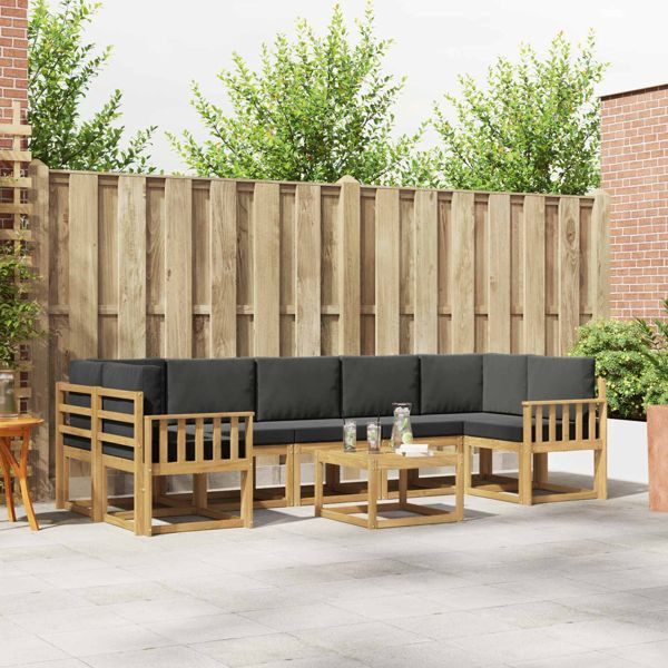 vidaXL Outdoor-Sofagarnitur 6-teilig, 3387381, 8721288778895