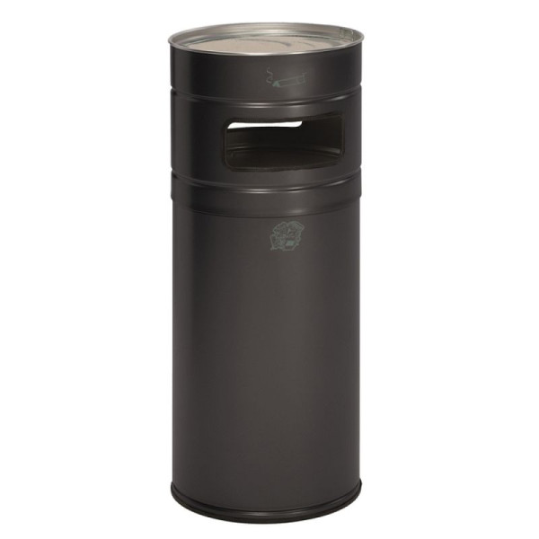 Stein HGS Abfallbehälter -Cubo Evita-, antik-silber, 16270