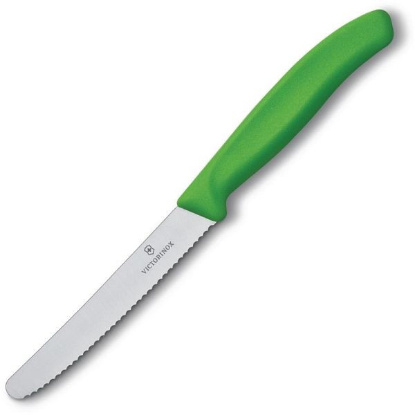 Victorinox Tomatenmesser grün 11cm, eisgehärteter Edelstahl, CP843