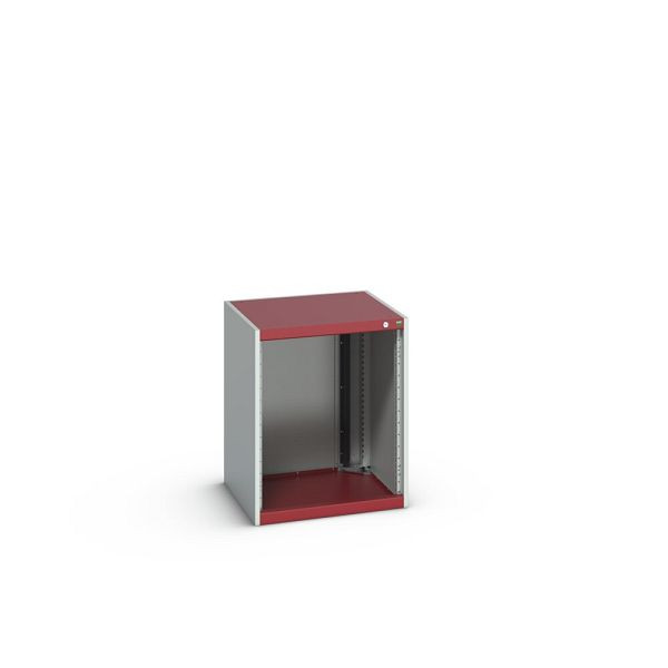 bott cubio Schubladenschrankgehäuse, BxTxH: 650x650x800mm, RAL 7035/3004, Purpurrot, 40019106.24V