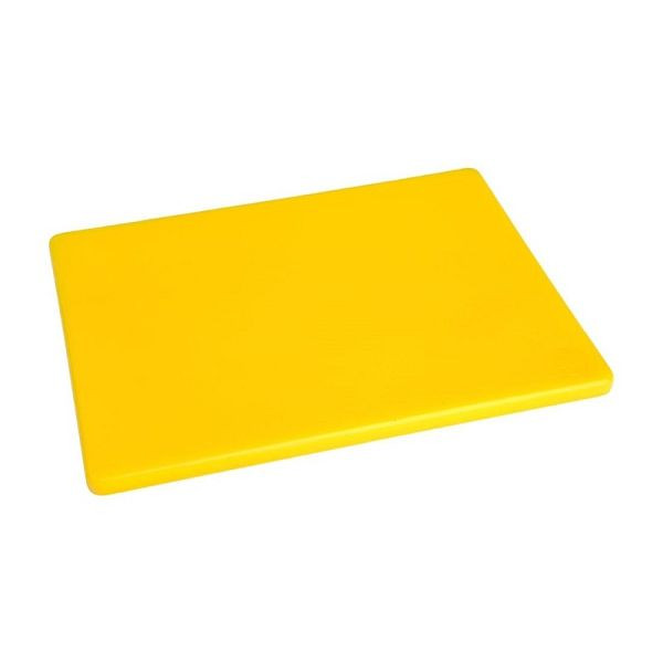 Hygiplas LDPE Schneidebrett gelb 305x229x12mm, ungifitg, GH796
