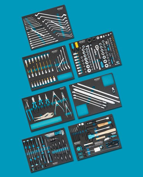 Hazet Basis-Sortiment für VW AUDI, Anzahl Werkzeuge: 242, 0-2500-163/242