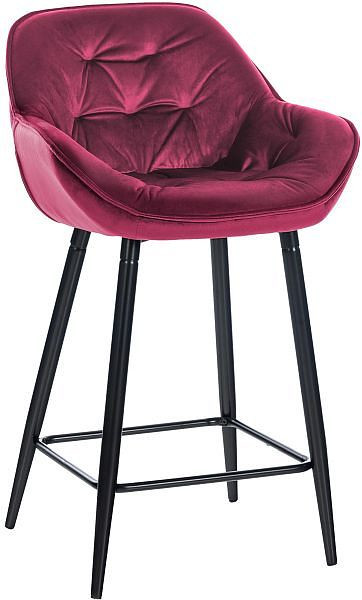 CLP Barhocker Gibson 76 Samt, lila, 322010, 4251756488888