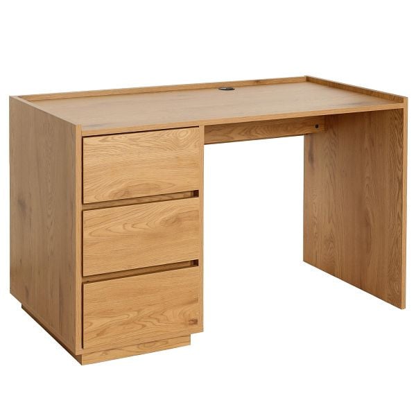 Mendler Schreibtisch HWC-J78, Bürotisch Computertisch Arbeitstisch, Schublade, 78x121x60cm, Eiche-Optik, 83276