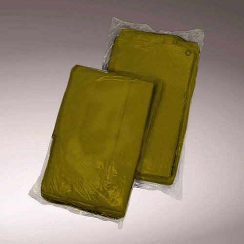 DENIOS Abdeckplane mit Ösen, aus HDPE-Bändchengewebe, 2-seitig beschichtet, olivgrün, 140 g/m², 8 x 10 m, 303724