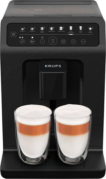 Krups Kaffeevollautomat One-Touch Cappuccino ECOdesign EA897B, schwarz, EA897B