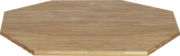 RAU Buche-Massiv Achteckplatte, Kantenlänge 1350 mm x S 40 mm, B-135-135-8-40