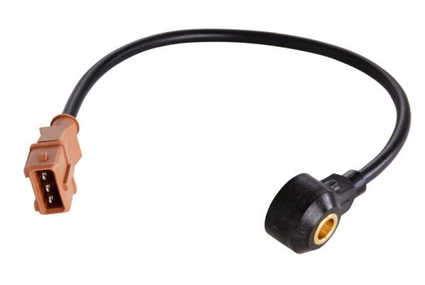 HELLA Klopfsensor - 12V - 3-polig - Kabel: 350mm - Steckergehäuseform: eckig, 6PG 009 108-541