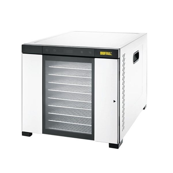 Buffalo Edelstahl Dörrgerät, Leistung: 1 kW, 230 V, 10 Ablagen aus Edelstahl, CS950