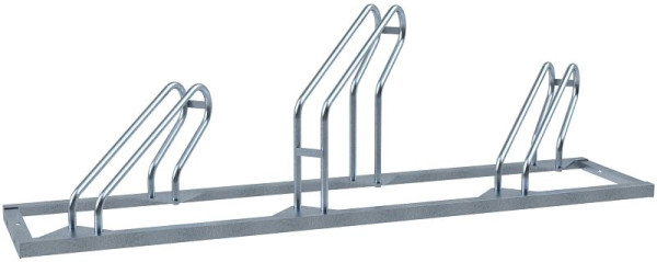 Schake 3er Fahrradständer, feuerverzinkt, 45° Rechts, Radabstand 400mm, einseitig, 420_30-45R
