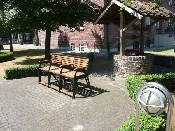 METDRA 3er Seniorenbank Komfort-Plus, mit Gasdruckfeder, Sitzhöhe 560mm, 860 300