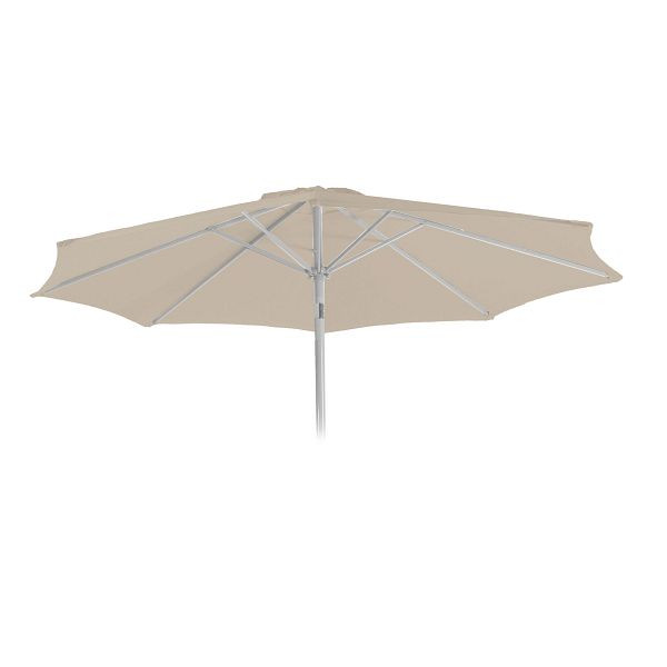 Mendler Ersatz-Bezug für Sonnenschirm N18, Sonnenschirmbezug Ersatzbezug, Ø 2,7m Stoff/Textil 5kg, creme, 81632
