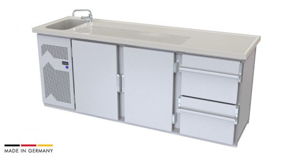 hefa Theke Novis 23/1L-TTZ, Abmaße: 950 x 2.300 x 650/700 mm, Novis 23/1L-TTZ