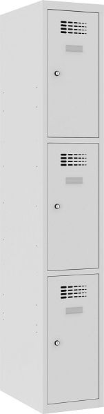 Eurobox Garderobenspind, 1 Abteil 3 Fächer, 400 mm, 0300-040103