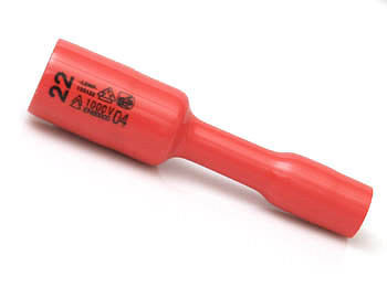 Lemp Steckschlüssel Einsatz 22mm 3/8" lang 12 kt, 135122